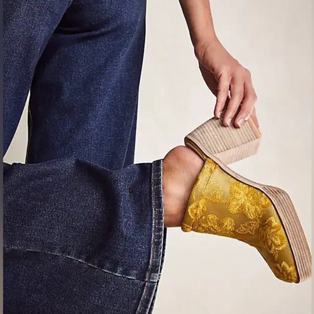 FREE PEOPLE Ruby Platform Mules NEW - image 2